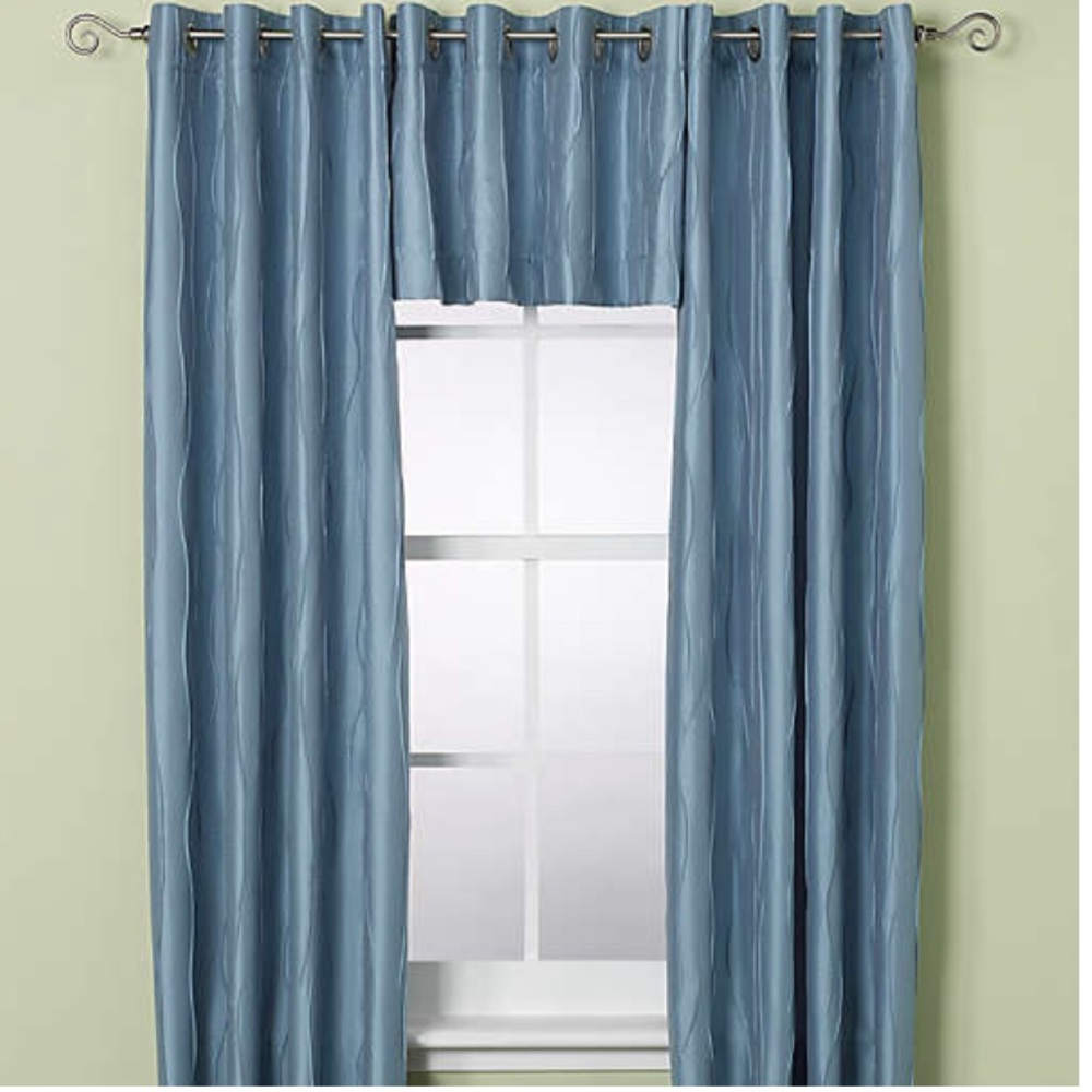 ***SOLD*** (4) 108” curtain panels